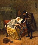 Jan Steen The Doctor and His Patient Sweden oil painting artist
